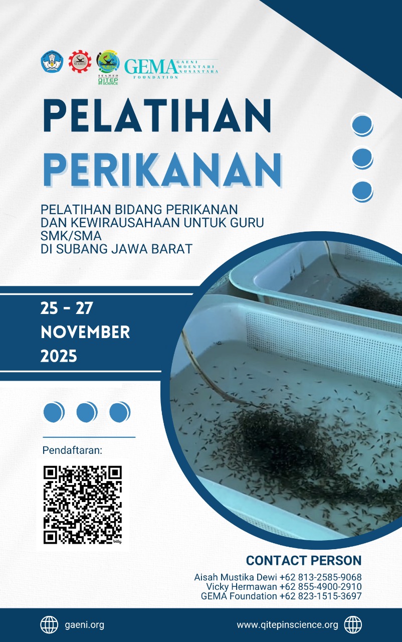 PELATIHAN GURU SMK/SMA BIDANG PERIKANAN