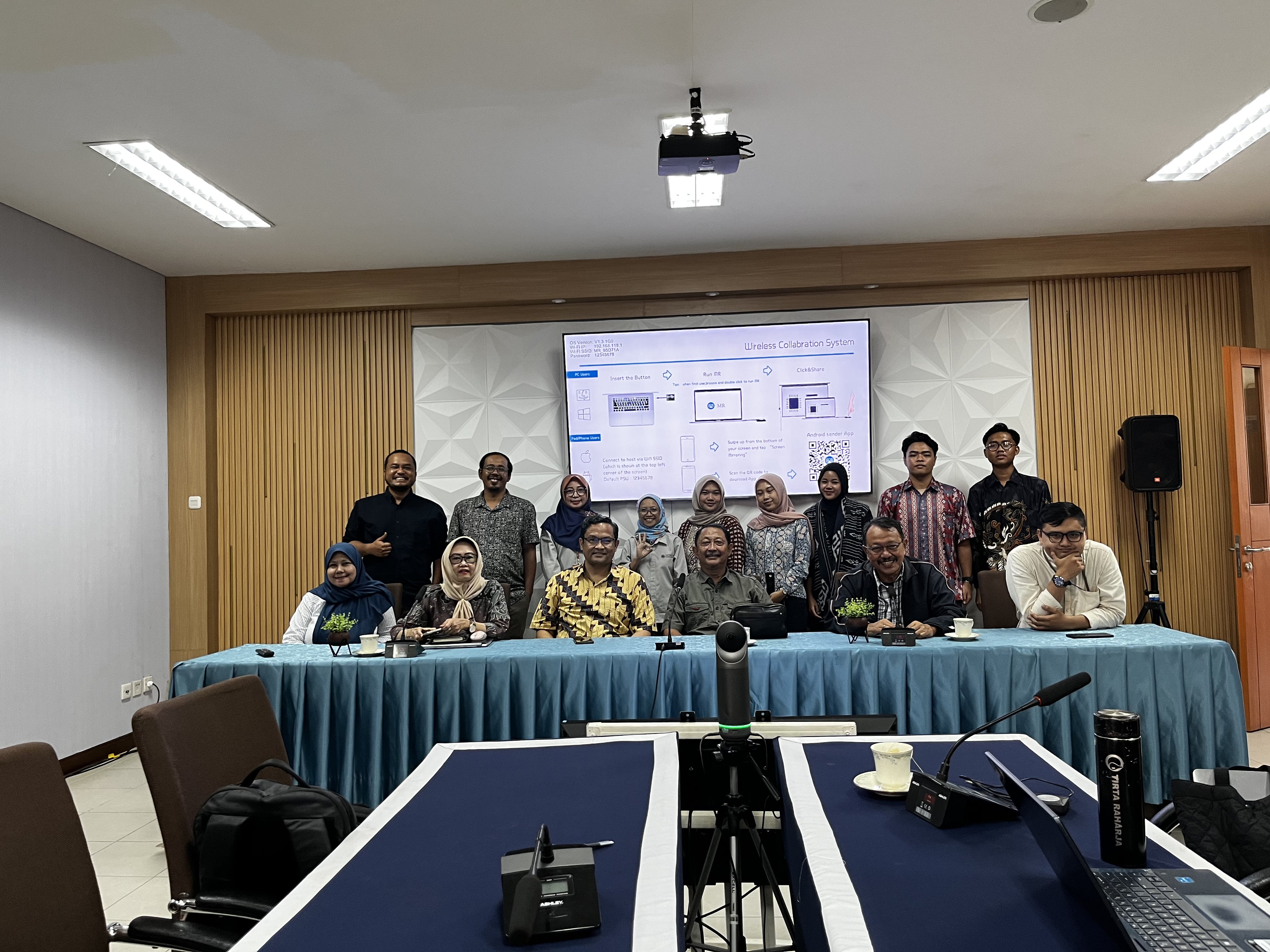 Diskusi dan penyelarasan program yang telah dirancang oleh GEMA FOUNDATION untuk pengembangan sistem Pembelajaran Fakultas Perikanan dan Ilmu Kelautan ke depannya